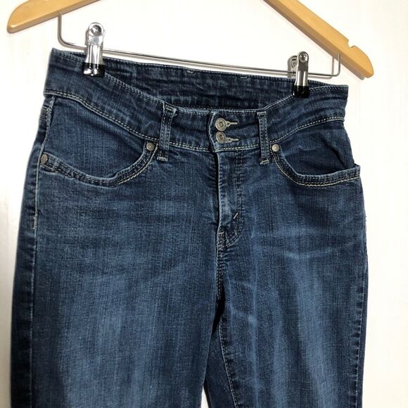 LEVI’S Jeans Womens 8 Blue 529 Curvy Skinny Leg Double Button No Gap - Picture 2 of 15